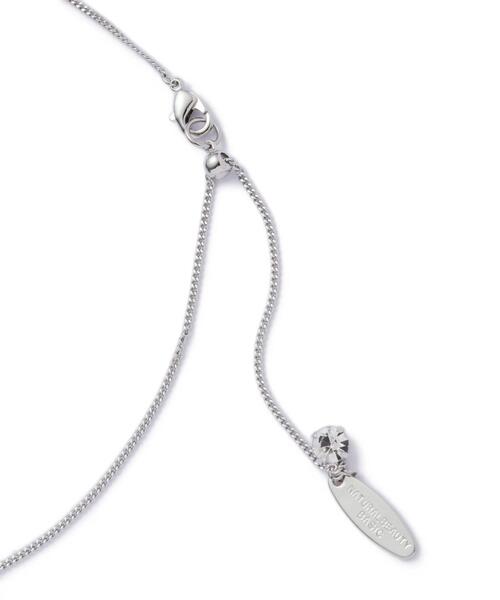 NATURAL BEAUTY BASIC（ナチュラルビューティーベーシック）の「ツイストリングネックレス（ネックレス・レディース・ゴールド/シルバー・ﾌﾘ-）」の4枚目の写真