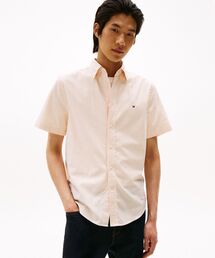 TOMMY HILFIGER | オックスフォードストライプショートスリーブシャツ(シャツ/ブラウス)