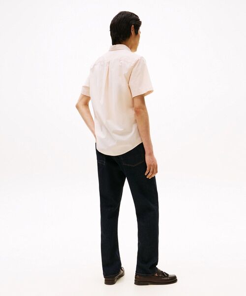 オックスフォードストライプショートスリーブシャツ（シャツ/ブラウス