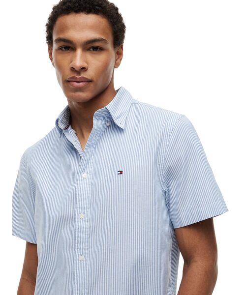 TOMMY HILFIGER(トミーヒルフィガー)の「オックスフォードストライプショートスリーブシャツ(シャツ/ブラウス・メンズ・マルチ/ネイビー/グリーン/グレー・LARGE/MEDIUM/SMALL/X-LARGE)」の17枚目の写真
