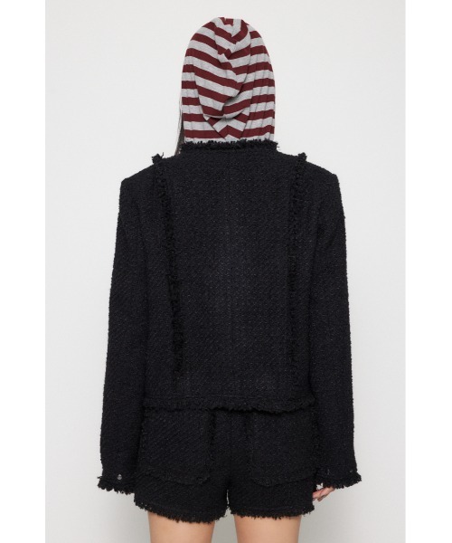 COMPACT TWEED ジャケット（ノーカラージャケット）｜LAGUA GEM