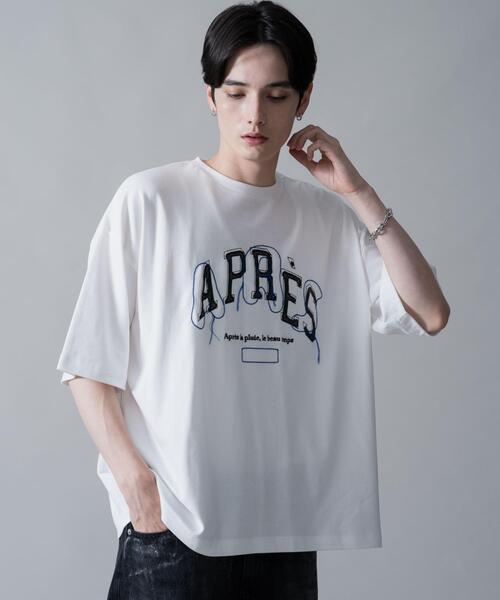 BROWNY(ブラウニー)の「BROWNY/オフステッチグラフィックT(Tシャツ/カットソー・メンズ・ブラック/ホワイト・LARGE/MEDIUM)」の9枚目の写真