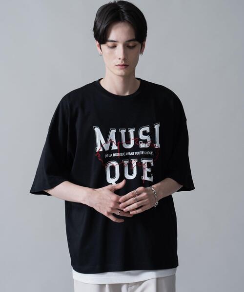 BROWNY(ブラウニー)の「BROWNY/オフステッチグラフィックT(Tシャツ/カットソー・メンズ・ブラック/ホワイト・LARGE/MEDIUM)」の14枚目の写真