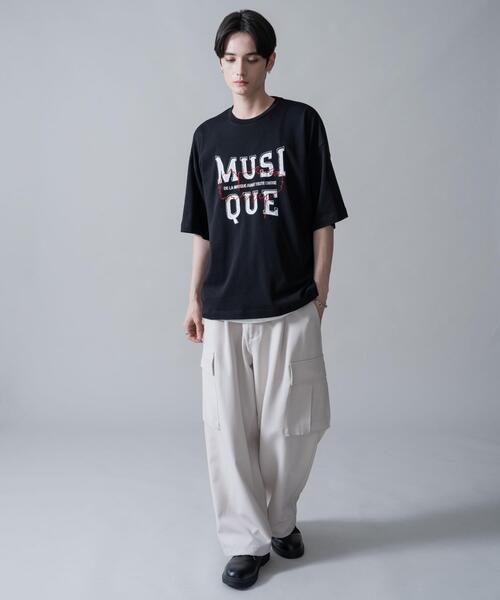 BROWNY(ブラウニー)の「BROWNY/オフステッチグラフィックT(Tシャツ/カットソー・メンズ・ブラック/ホワイト・LARGE/MEDIUM)」の16枚目の写真