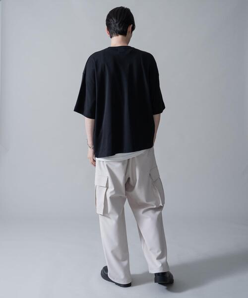 BROWNY(ブラウニー)の「BROWNY/オフステッチグラフィックT(Tシャツ/カットソー・メンズ・ブラック/ホワイト・LARGE/MEDIUM)」の18枚目の写真