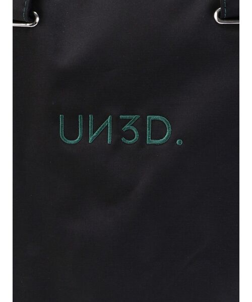 UN3D.（アンスリード）の「POINT COLOR PLEATS TOTE / ポイントカラープリーツトート（トートバッグ・レディース・ブラック/ベージュ・FREE）」の6枚目の写真