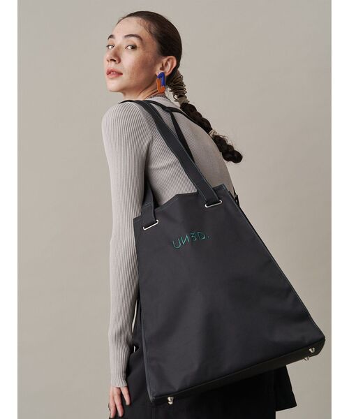 UN3D.アンスリード/ POINT COLOR PLEATS TOTE POINT COLOR PLEATS TOTE / ポイントカラープリーツトート