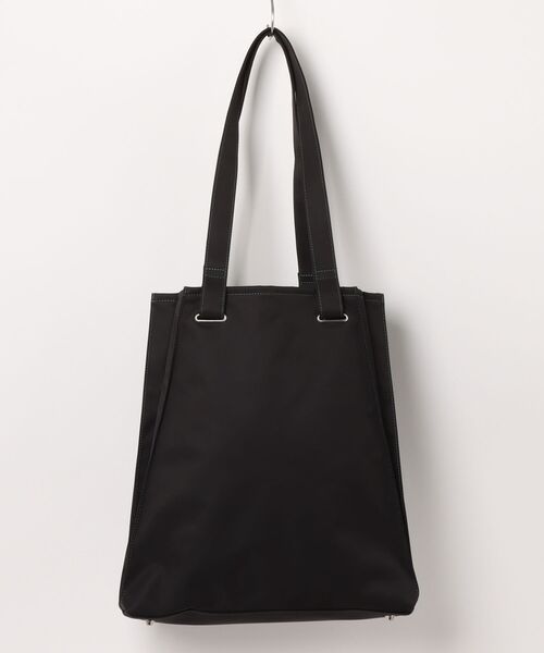 UN3D.（アンスリード）の「POINT COLOR PLEATS TOTE / ポイントカラープリーツトート（トートバッグ・レディース・ブラック/ベージュ・FREE）」の9枚目の写真