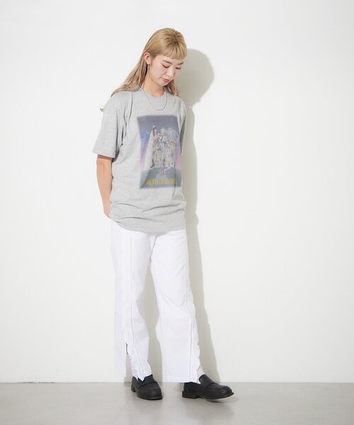 BIRTHDAY BAR（バースデイバー）の「【ビートルジュース】コットンＴシャツ　 ポスター（Tシャツ/カットソー・レディース・グレー・0）」の5枚目の写真