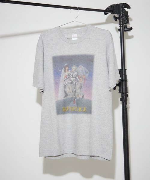 BIRTHDAY BAR（バースデイバー）の「【ビートルジュース】コットンＴシャツ　 ポスター（Tシャツ/カットソー・レディース・グレー・0）」の6枚目の写真