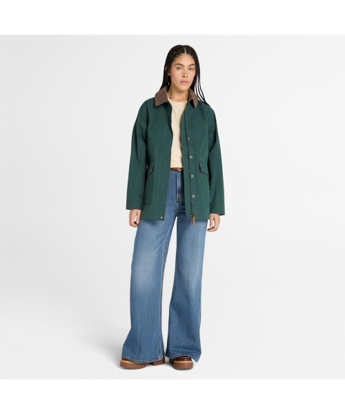 Timberland(ティンバーランド)の「半袖 コンフォート Tシャツ レディース(Tシャツ/カットソー・レディース・ライトホワイト・LARGE/MEDIUM/SMALL)」の2枚目の写真