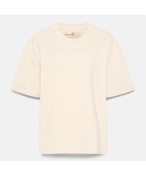 Timberland(ティンバーランド)の「半袖 コンフォート Tシャツ レディース(Tシャツ/カットソー・レディース・ライトホワイト・LARGE/MEDIUM/SMALL)」の5枚目の写真