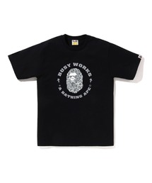 ★激レア レオパード★ A BATHING APE エイプ 半袖シャツ ヒョウ 希少レア】アベイシングエイプヒョウ柄レオパード半袖シャツL