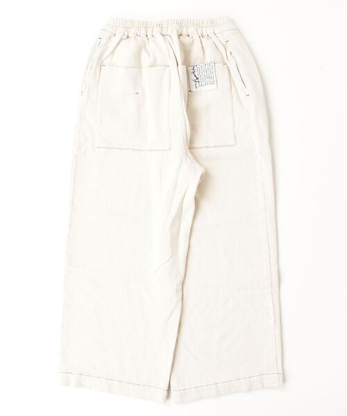 my beautiful landlet(マイビューティフルランドレット)の「【my beautiful landlet】SOFT DENIM PANTS(デニムパンツ・メンズ・ブラック/インディゴブルー/キナリ・1/2/0)」の12枚目の写真