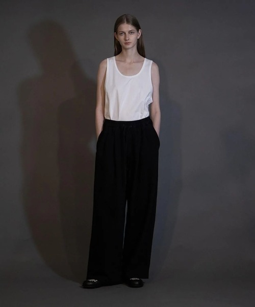 my beautiful landlet(マイビューティフルランドレット)の「【my beautiful landlet】SOFT DENIM PANTS(デニムパンツ・メンズ・ブラック/インディゴブルー/キナリ・1/2/0)」の3枚目の写真