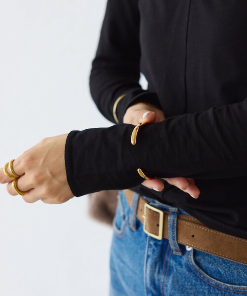 RIVE DROITE（リヴドロワ）の「【R.good（アールドットグッド）】ニュアンスバングル（ブレスレット・レディース・ゴールド/シルバー・FREE）」の10枚目の写真