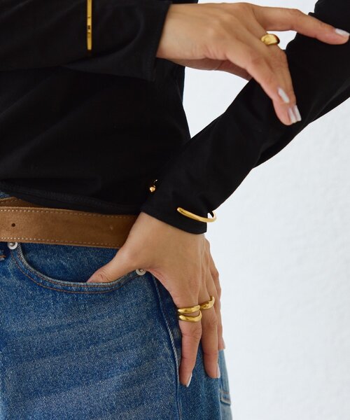 RIVE DROITE（リヴドロワ）の「【R.good（アールドットグッド）】ニュアンスバングル（ブレスレット・レディース・ゴールド/シルバー・FREE）」の8枚目の写真