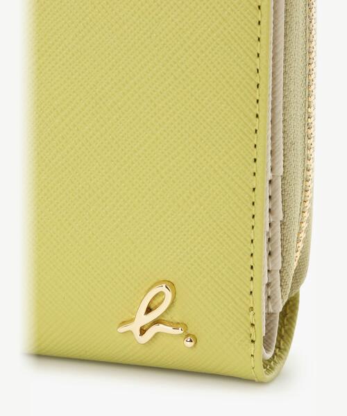 レザー 二つ折り ウォレット EW13B－09（財布）｜agnes b