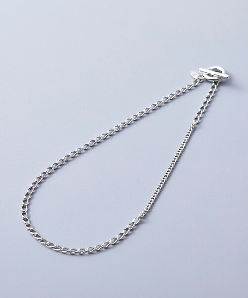 tk.TAKEO KIKUCHI（ティーケータケオキクチ）の「アソートチェーンネックレス（ネックレス・メンズ・シルバー系2/シルバー系/シルバー系1・00）」の2枚目の写真