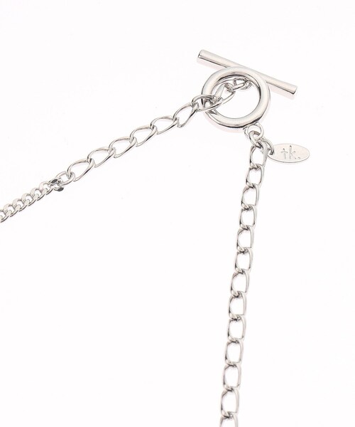 tk.TAKEO KIKUCHI（ティーケータケオキクチ）の「アソートチェーンネックレス（ネックレス・メンズ・シルバー系2/シルバー系/シルバー系1・00）」の13枚目の写真