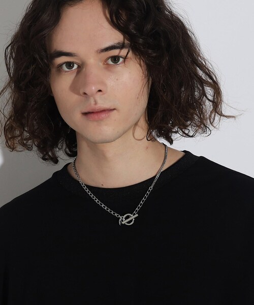 tk.TAKEO KIKUCHI（ティーケータケオキクチ）の「アソートチェーンネックレス（ネックレス・メンズ・シルバー系2/シルバー系/シルバー系1・00）」の5枚目の写真