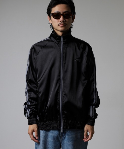 NERDY ジャージセット 黒 国内完売 セール】グロッシートラックトップ（ジャージ）｜NERDY（ノルディ）の