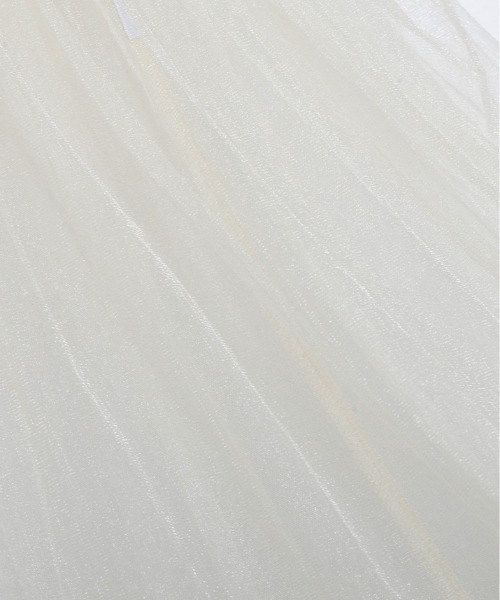 W:Huku(フーク)の「【W:Huku / ブライトシフォン】シアー ロングスカート / Bright Chiffon Long Skirt(スカート・レディース・アイボリー/ブラック・FREE)」の19枚目の写真