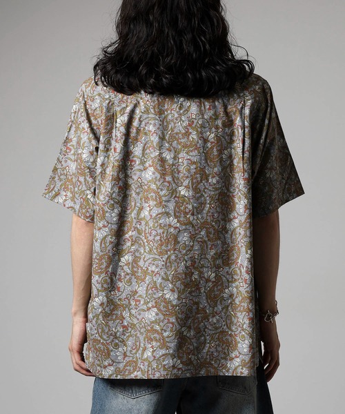 BANKS(バンクス)の「BANKS JOURNAL ALL OVER PAISLEY SS SHIRT オールオーバーペイズリー半袖シャツ(シャツ/ブラウス・メンズ・ネイビー/グレー・L/XL/M)」の15枚目の写真