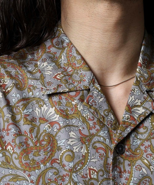 BANKS(バンクス)の「BANKS JOURNAL ALL OVER PAISLEY SS SHIRT オールオーバーペイズリー半袖シャツ(シャツ/ブラウス・メンズ・ネイビー/グレー・L/XL/M)」の17枚目の写真