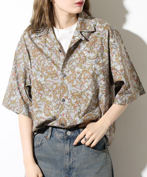 BANKS(バンクス)の「BANKS JOURNAL ALL OVER PAISLEY SS SHIRT オールオーバーペイズリー半袖シャツ(シャツ/ブラウス・メンズ・ネイビー/グレー・L/XL/M)」の22枚目の写真