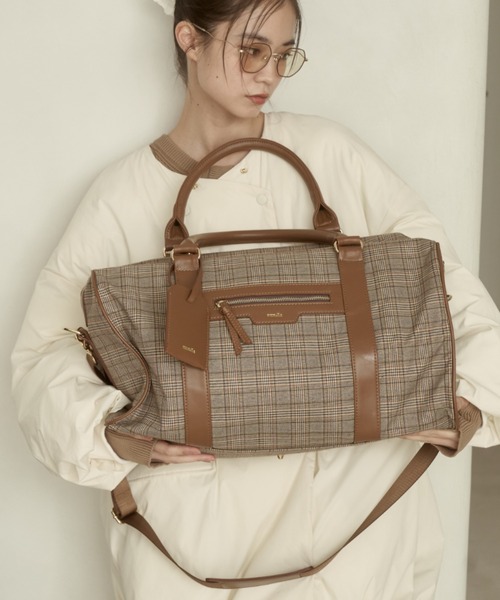 nunela（ヌネラ）の「トラベルボストンバック【No.9】（ボストンバッグ