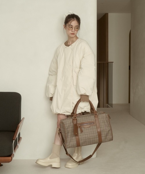 nunela（ヌネラ）の「トラベルボストンバック【No.9】（ボストンバッグ