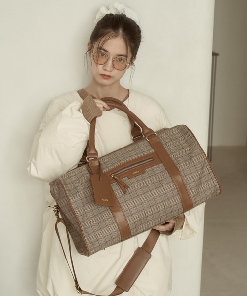 トラベルボストンバック【No.9】（ボストンバッグ）｜nunela（ヌネラ