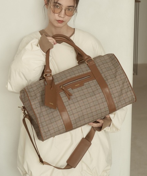 トラベルボストンバック【No.9】（ボストンバッグ）｜nunela（ヌネラ