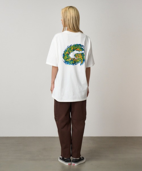 Gramicci（グラミチ）の「HURRICANE TEE｜ハリケーンティー（Tシャツ/カットソー・メンズ・ブラック系その他/ベージュ/ホワイト・S/M/L/XXL/XL）」の6枚目の写真