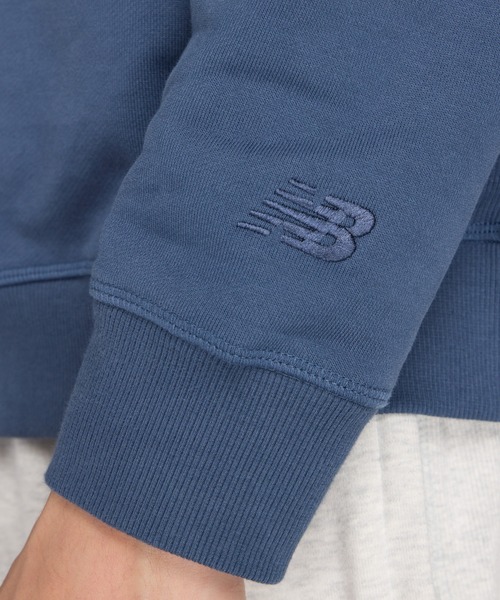 NEW BALANCE(ニューバランス)の「574 シューパッチクルー(スウェット・メンズ・グレイッシュベージュ/インディゴブルー/ダークブラウン・LARGE/X-LARGE/XX-LARGE/MEDIUM/SMALL)」の7枚目の写真