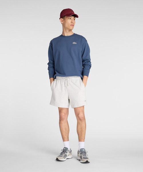 NEW BALANCE(ニューバランス)の「574 シューパッチクルー(スウェット・メンズ・グレイッシュベージュ/インディゴブルー/ダークブラウン・LARGE/X-LARGE/XX-LARGE/MEDIUM/SMALL)」の20枚目の写真