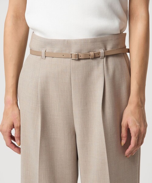 size SHORT/TALLあり］ダブルクロス ワイド パンツ ウォッシャブル