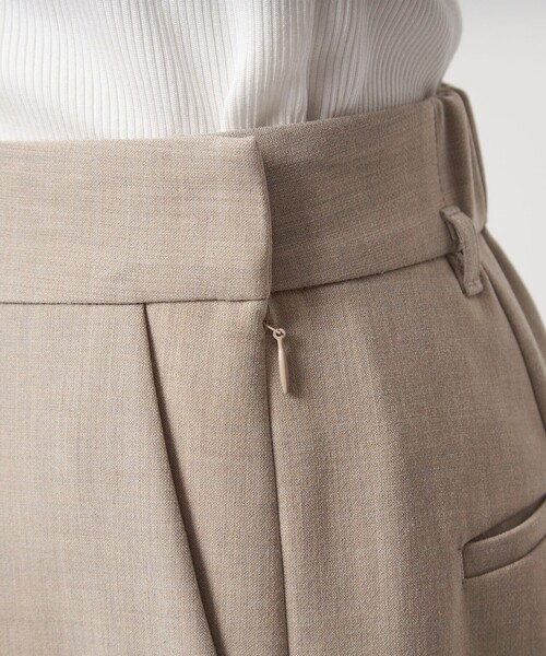 size SHORT/TALLあり］ダブルクロス ワイド パンツ ウォッシャブル