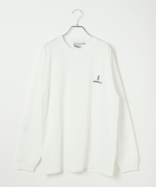 Gramicci（グラミチ）の「【Gramicci(グラミチ)】ワンポイントロゴTシャツ（Tシャツ/カットソー・メンズ・ブラック/カーキ/ホワイト・MEDIUM/LARGE）」の5枚目の写真