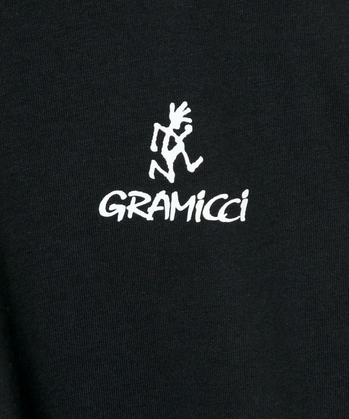 Gramicci（グラミチ）の「【Gramicci(グラミチ)】ワンポイントロゴTシャツ（Tシャツ/カットソー・メンズ・ブラック/カーキ/ホワイト・MEDIUM/LARGE）」の9枚目の写真