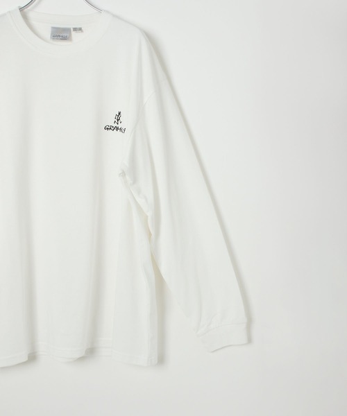 Gramicci（グラミチ）の「【Gramicci(グラミチ)】ワンポイントロゴTシャツ（Tシャツ/カットソー・メンズ・ブラック/カーキ/ホワイト・MEDIUM/LARGE）」の17枚目の写真