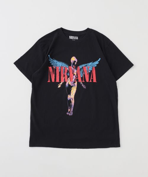 JOINT WORKS(ジョイントワークス)の「THRIFTY LOOKスリフティルックNIRVANA Tシャツ(Tシャツ/カットソー・メンズ・ブラック/ホワイト・X-LARGE/LARGE/MEDIUM)」の1枚目の写真
