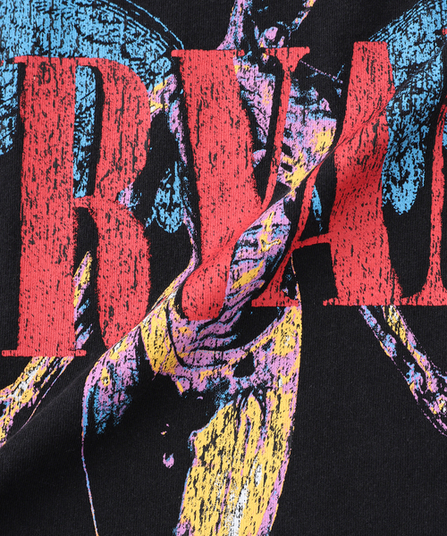 JOINT WORKS(ジョイントワークス)の「THRIFTY LOOKスリフティルックNIRVANA Tシャツ(Tシャツ/カットソー・メンズ・ブラック/ホワイト・X-LARGE/LARGE/MEDIUM)」の8枚目の写真