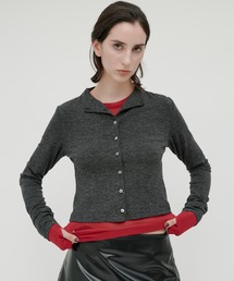 kiehtova | 【kiehtova】SMOOTH STAND NECK CARDIGAN/スムース スタンド ネック カーディガン KTWR43(カーディガン/ボレロ)