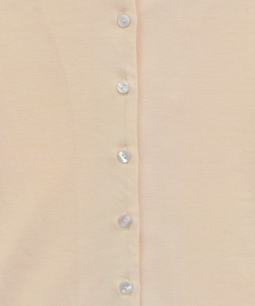 kiehtova（キエトヴァ）の「【kiehtova】SMOOTH STAND NECK CARDIGAN/スムース スタンド ネック カーディガン KTWR43（カーディガン/ボレロ・レディース・チャコールグレー/アイボリー/ブラック・FREE）」の10枚目の写真