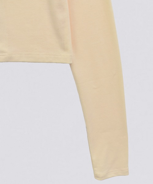 kiehtova（キエトヴァ）の「【kiehtova】SMOOTH STAND NECK CARDIGAN/スムース スタンド ネック カーディガン KTWR43（カーディガン/ボレロ・レディース・チャコールグレー/アイボリー/ブラック・FREE）」の11枚目の写真