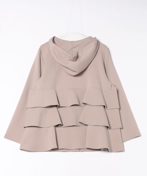 Rose Tiara（ローズティアラ）の「ダンボールニットフリルパーカー（パーカー・レディース・ブラック/ベージュ・42/38/46）」の22枚目の写真