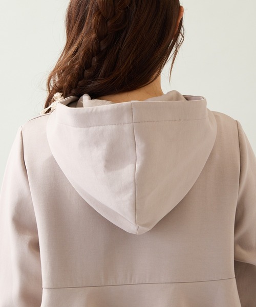 Rose Tiara（ローズティアラ）の「ダンボールニットフリルパーカー（パーカー・レディース・ブラック/ベージュ・42/38/46）」の21枚目の写真