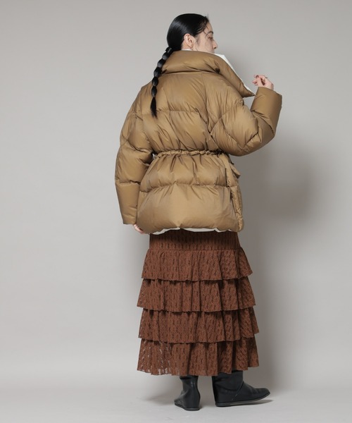 西川ダウン(R)」バイカラーボリュームダウン（ダウンジャケット/コート